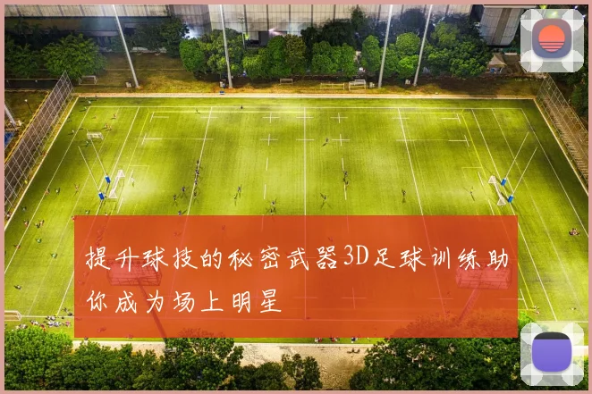 提升球技的秘密武器3D足球训练助你成为场上明星